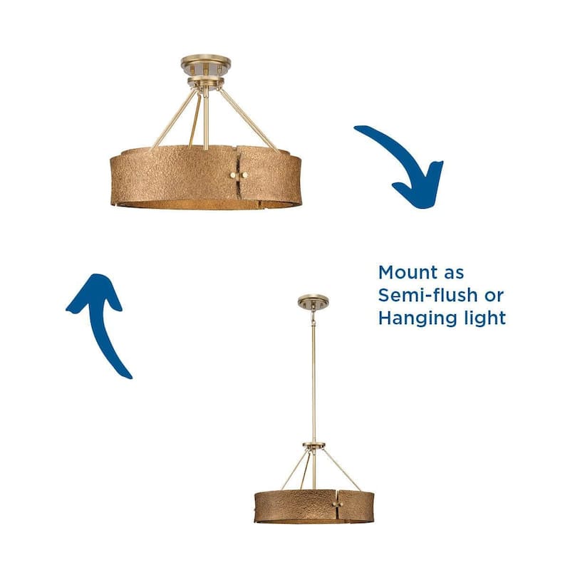 Progress Lighting P500437 Lusail 4 Light 17" Wide Pendant
