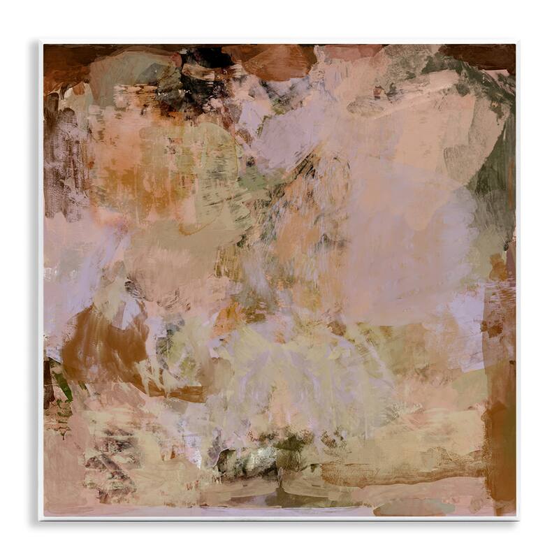 Stupell Earth Tones Abstraction Wall Plaque Art Design By Hayley Michelle - 12 x 12