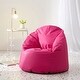 preview thumbnail 1 of 13, Urban Shop Structured Round Bean Bag Fuschia