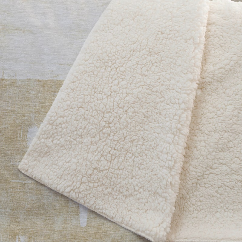 Premium Machine Washable Abstract Contemporary Sherpa Throw Blanket