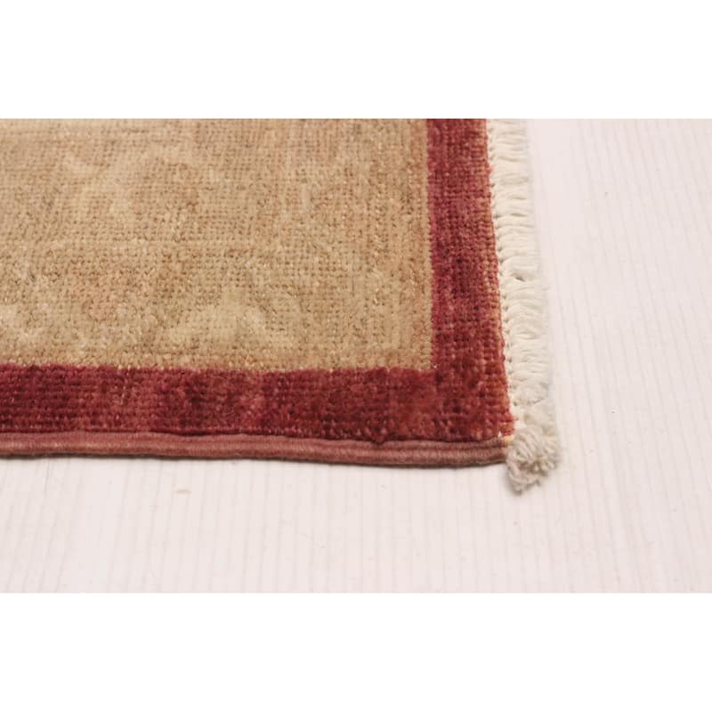 ECARPETGALLERY Hand-knotted Chobi Finest Burgundy Wool Rug - 9'1 x 11'6