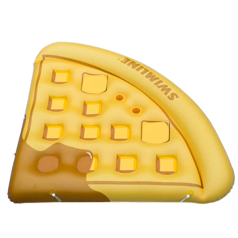 Waffle Slice Inflatable Swimming Pool Raft - 84"
