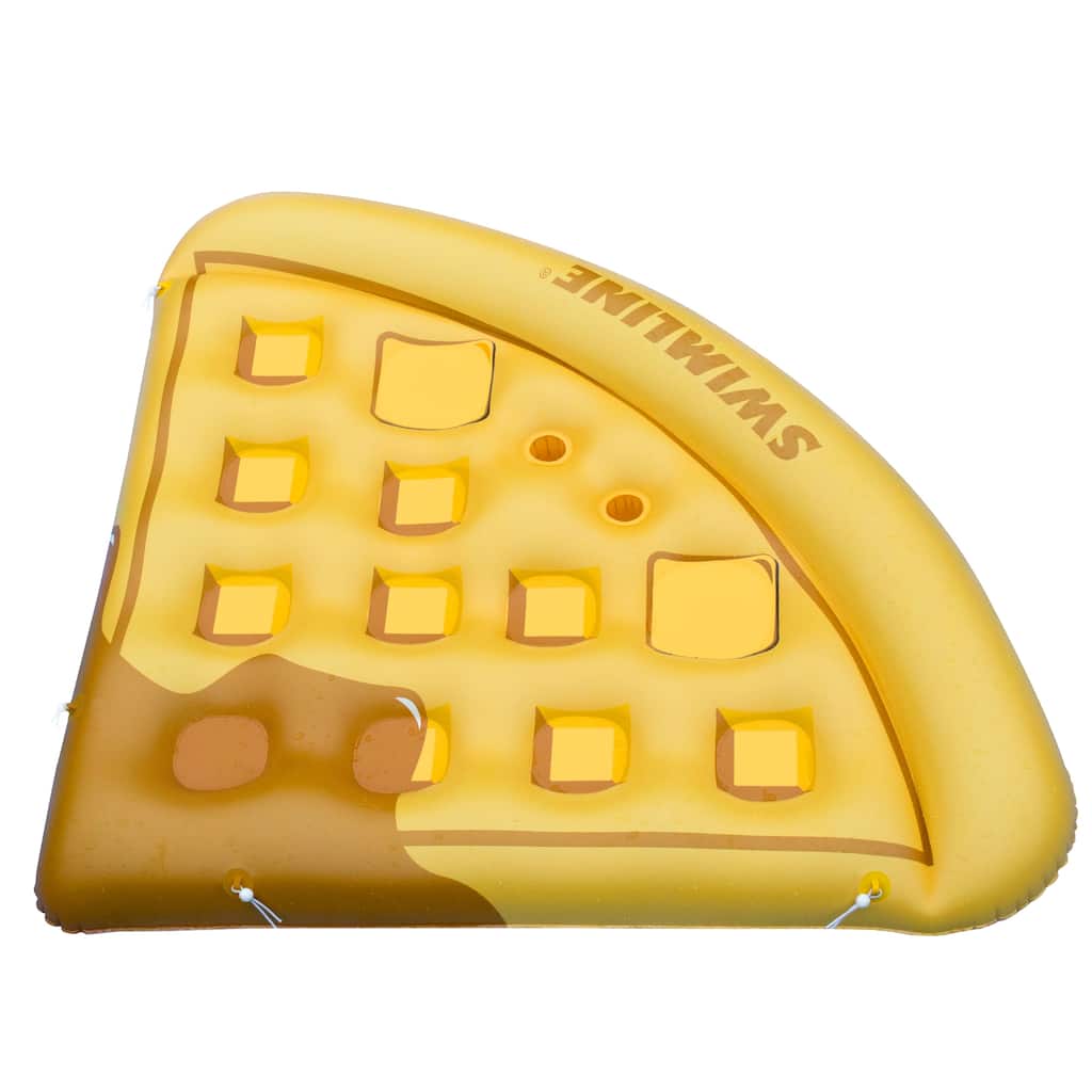 Waffle Slice Inflatable Swimming Pool Raft - 84"