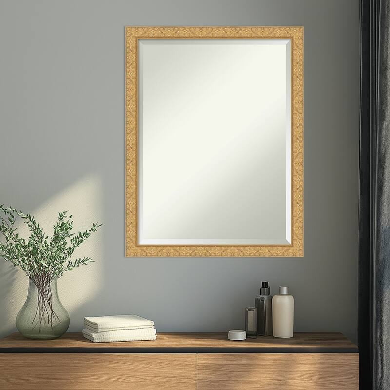 Lila Beveled Wood Framed Wall Mirror