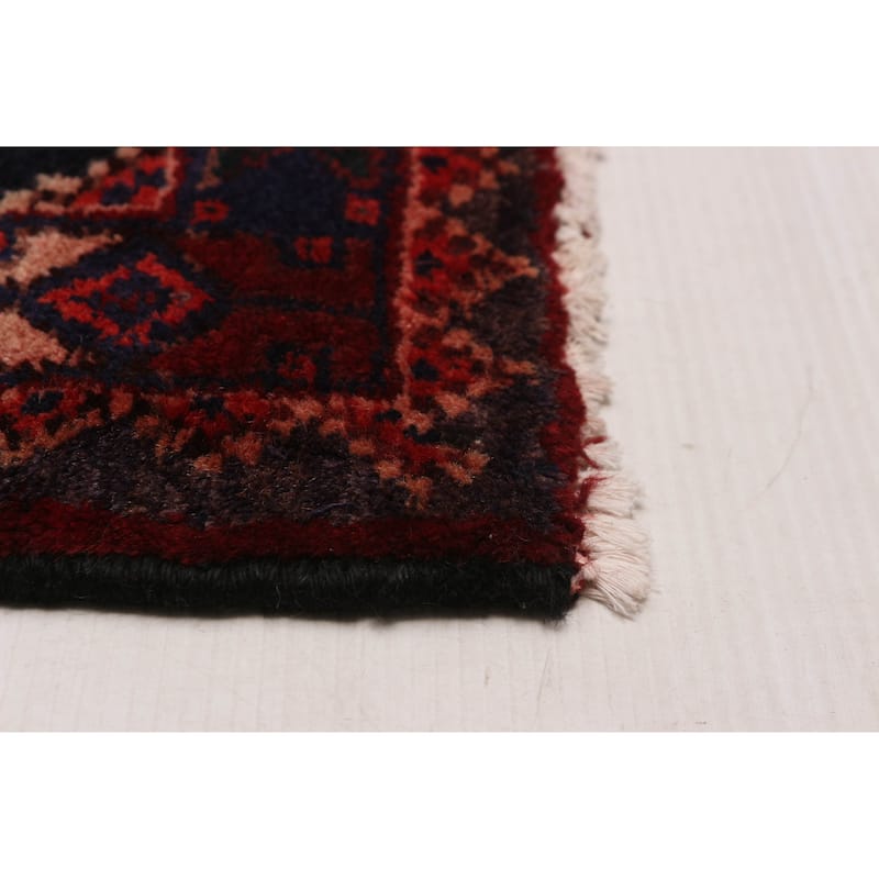 ECARPETGALLERY Hand-knotted Anadol Navy Wool Rug - 3'9 x 9'8