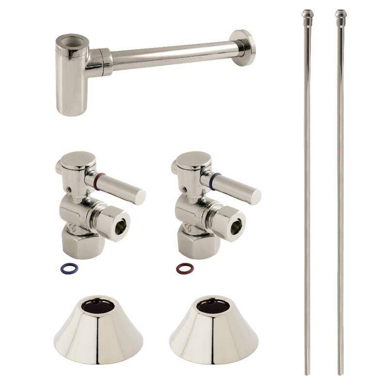Trimscape Plumbing Sink Trim Kit with Bottle Trap - Polished Nickel