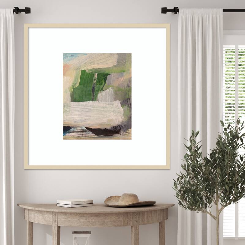 Bocci No. 2 by Hope Bainbridge Wood Framed Wall Art Print - Svelte Natural