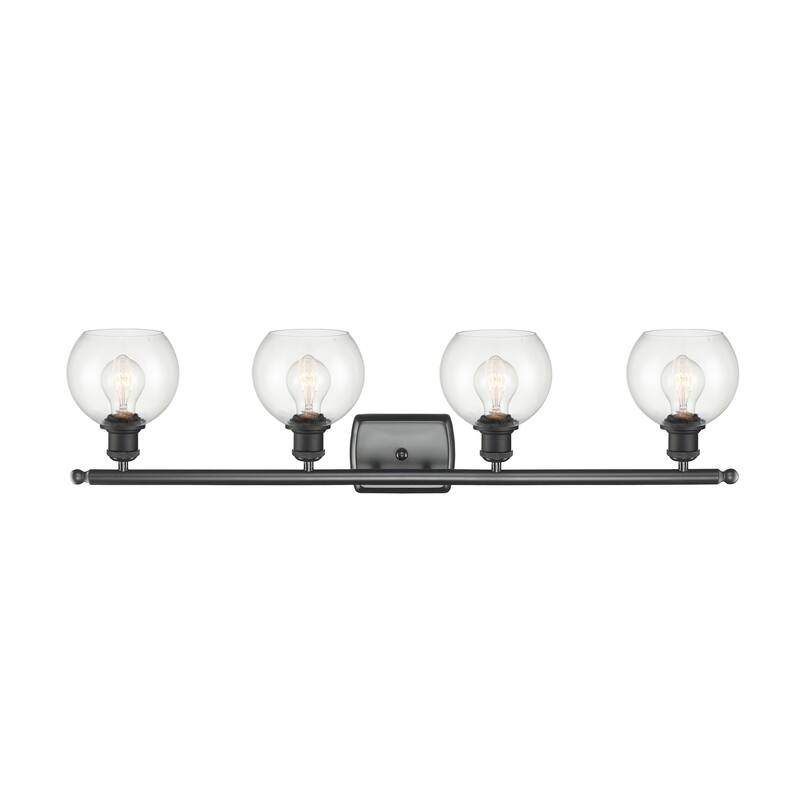 Innovations Lighting Athens - 4 Light 36" Bath Vanity Light - 6" Shade