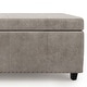 preview thumbnail 33 of 136, WYNDENHALL Stanford Upholstered Storage Ottoman