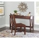 preview thumbnail 3 of 12, Linon Cranesbill Antique Tobacco Writing Desk