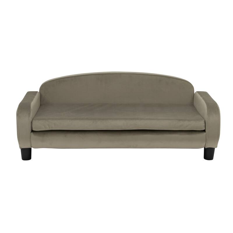 Paws & Purrs Modern Pet Sofa Bed Low-Back Lounger for Dogs & Cats – Removable Washable Mattress Cover