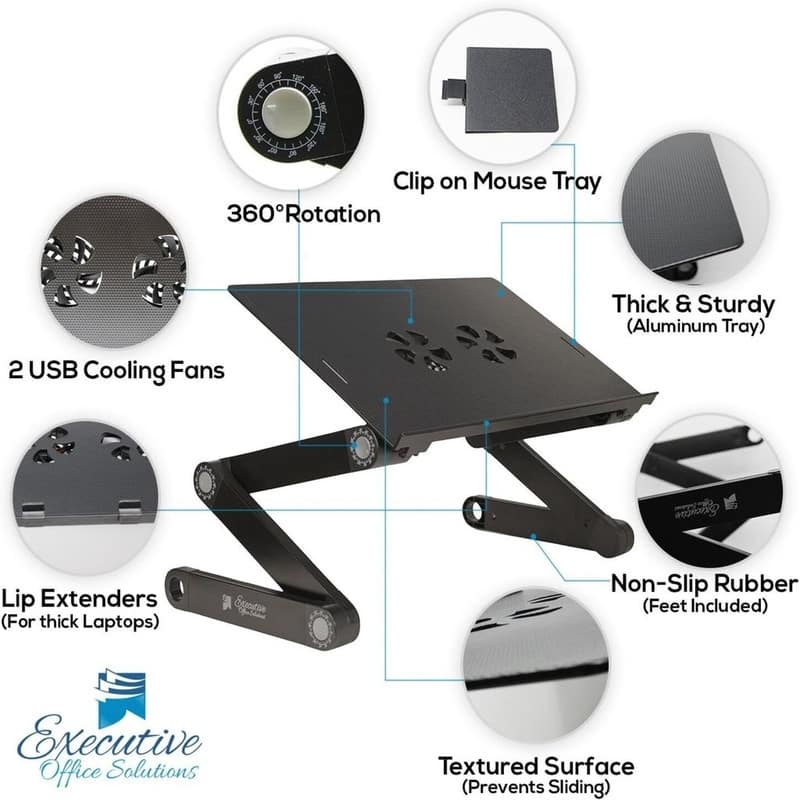 Portable Adjustable Aluminum Laptop Desk