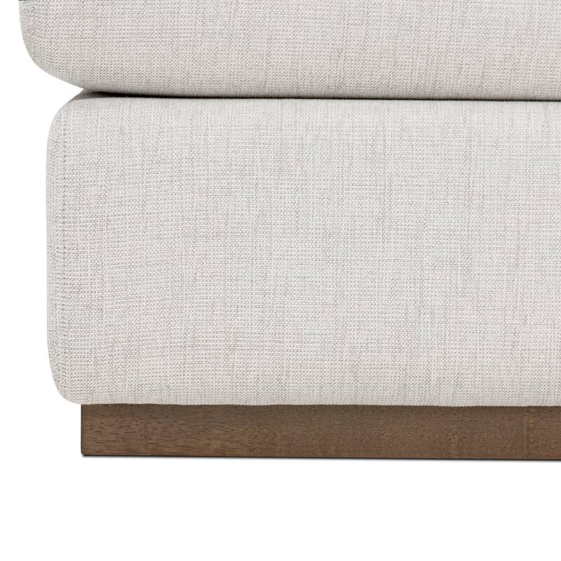 Poly & Bark Malaga Sectional Sofa in Mist Grey