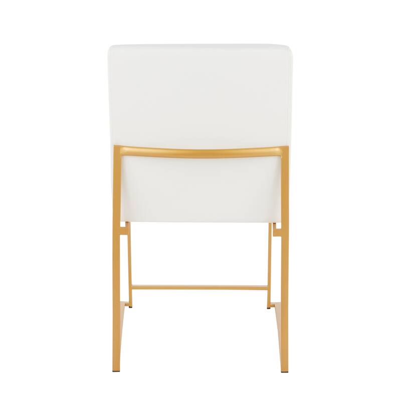 Silver Orchid Forrest Gold High Back Dining Chair - Set of 2