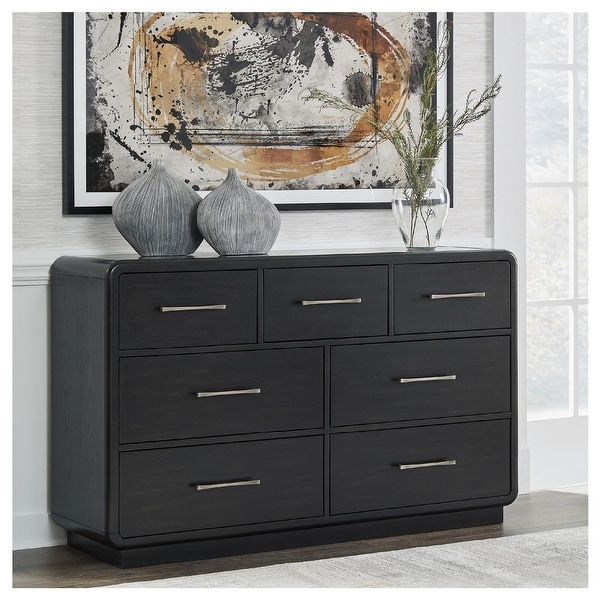 Signature Design by Ashley Rowanbeck Black Dresser - Bed Bath