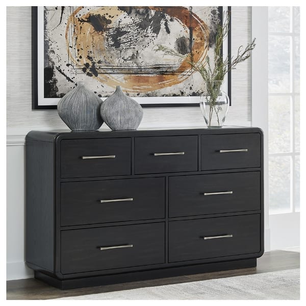 black ashley dresser Huey Vineyard 6 Drawer Dresser