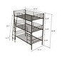 preview thumbnail 3 of 18, Multifunctional Triple Bunk Bed,Bedroom Dormitory Twin Size Black Metal Triple Bunk Bed Can Be Disassembled Into Three Beds