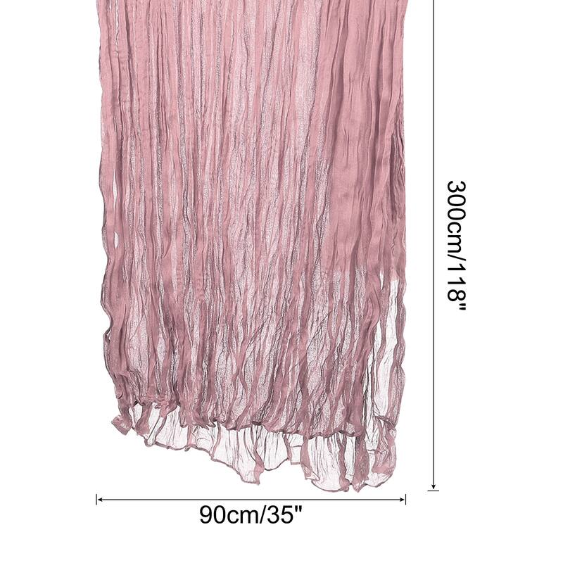 10Ft Cheesecloth Table Runner 35 x 118 Inch Rustic Gauze Tablecloth