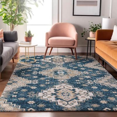 Premium Washable Super Soft Traditional Farmhouse Mayfield Rug