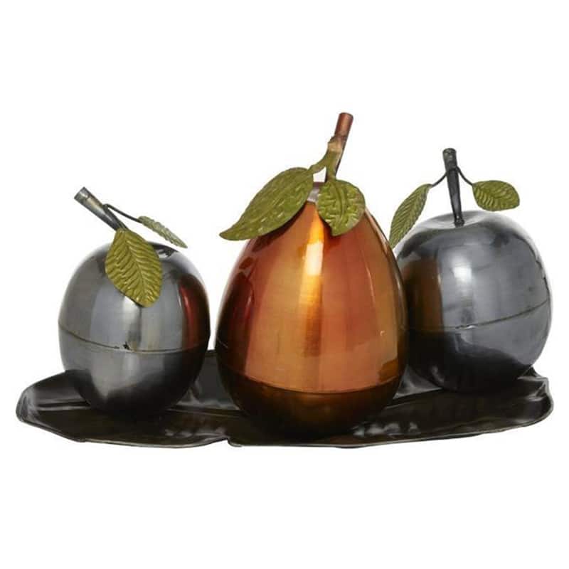 Casa Cortes Metal Fruit Centerpiece Decor