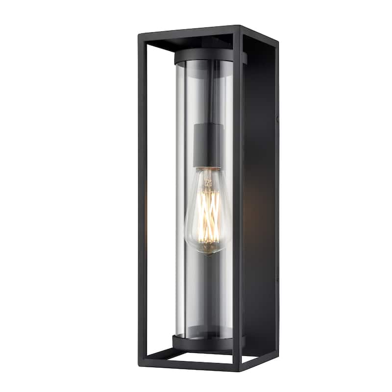 Millennium Lighting Caleb 1 Light Outdoor Wall Sconce in Textured Black