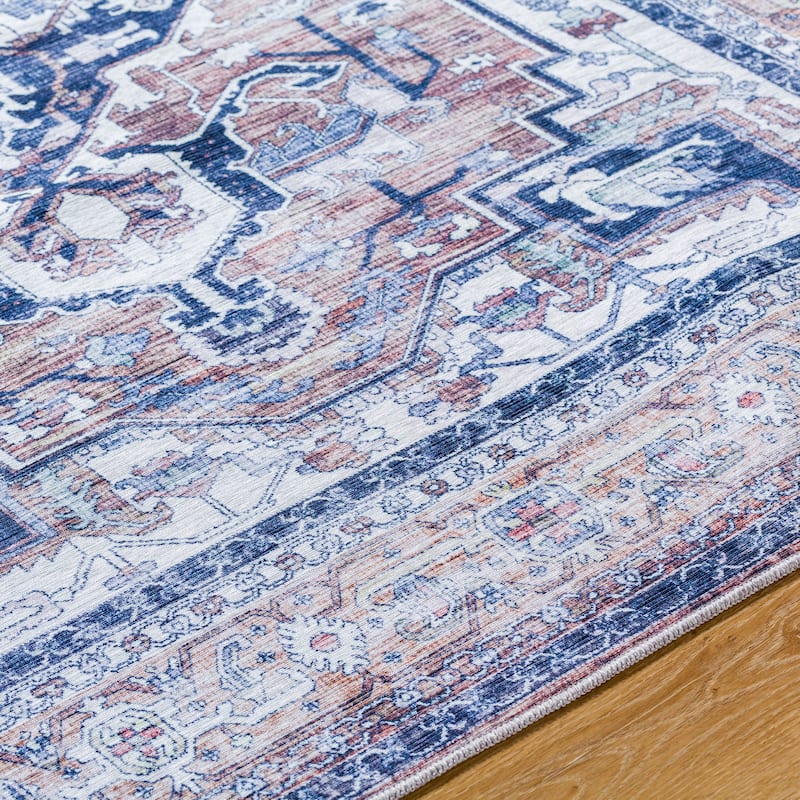 Livabliss Georgina Traditional Washable Area Rug