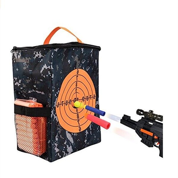 Target Pouch Storage Carry Equipment Bag for Nerf Guns Bed Bath