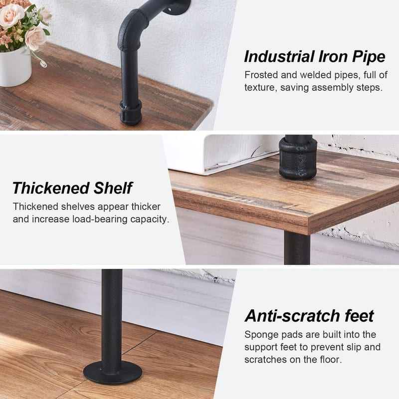 Industrial Pipe Bookshelf