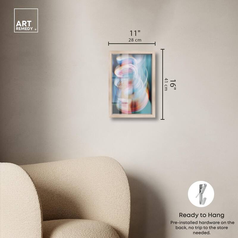 Swirling Light II Shadowbox by Art Remedy