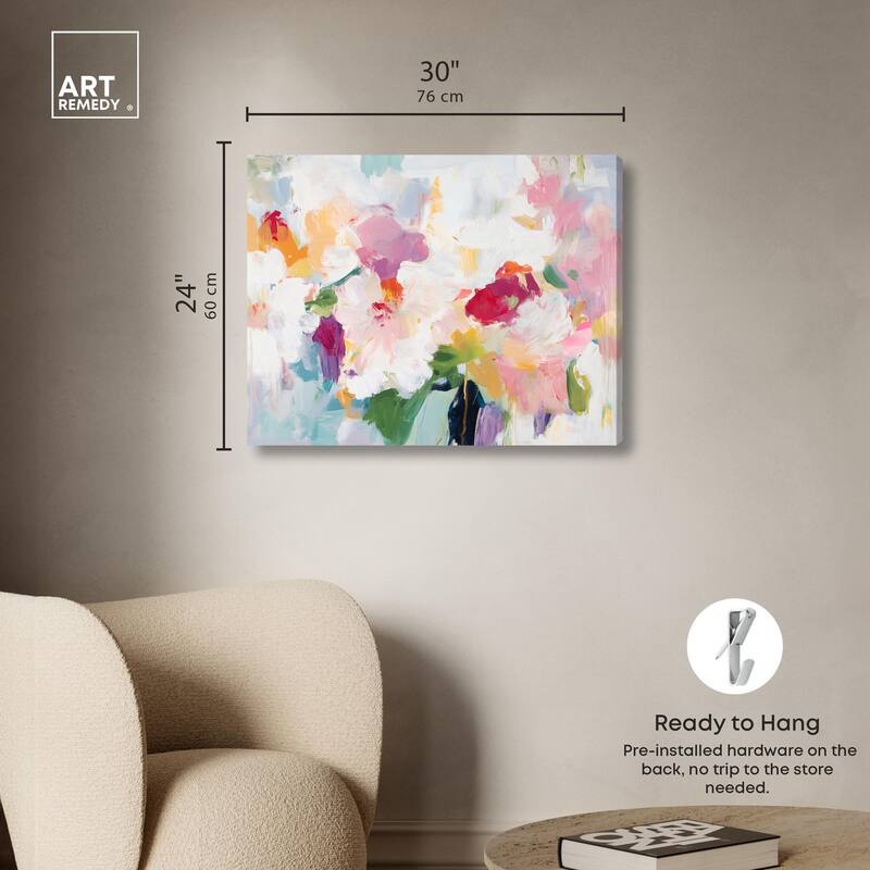 Bold Brushstroke I Canvas by Art Remedy, Gallery Wrapped