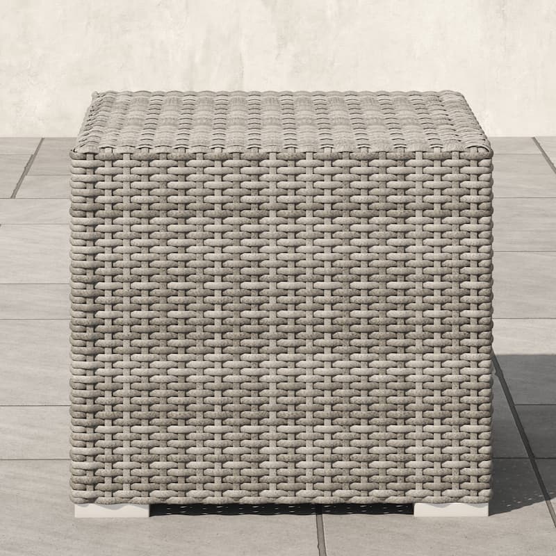 Corvus 8-piece Aluminum Wicker Patio Sectional Conversation Set