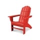 preview thumbnail 3 of 24, POLYWOOD Vineyard Outdoor Curveback Adirondack Chair Sunset Red