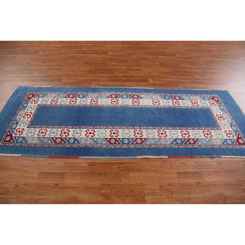 Traditional Oushak Turkish Oriental Runner Rug Handmade Wool Carpet - 2'10" x 8'0"