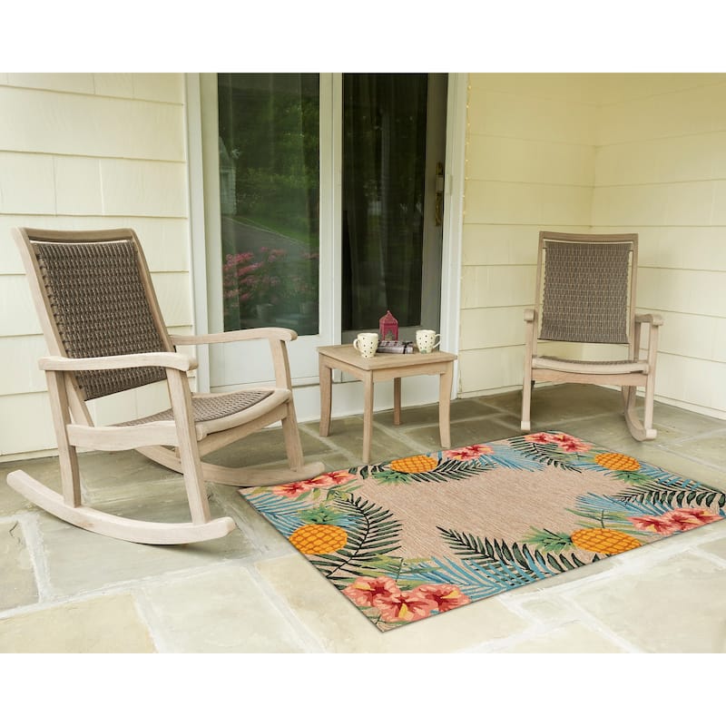 Liora Manne Ravella Tropical Indoor/Outdoor Rug