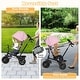 preview thumbnail 26 of 26, Gymax 4-in-1 Baby Tricycle Toddler Trike w/ Reversible Seat Canopy &