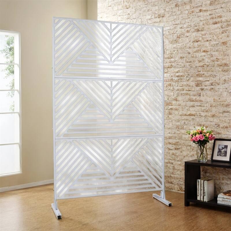 Outdoor & Indoor Freestanding Decorative Privacy Screen Privacy Screen