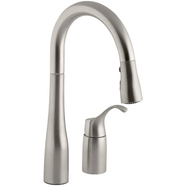 Kohler Simplice Pullout Spray Kitchen / Bar Faucet with ...