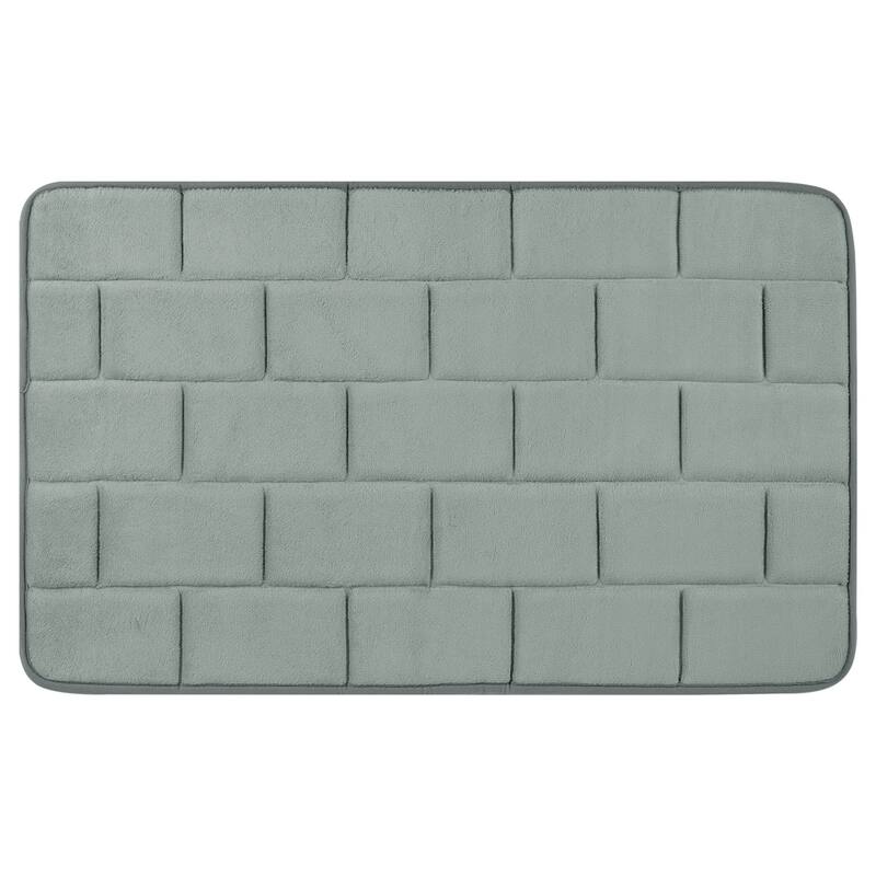 Memory Foam Bath Mat, Soft Absorbent Bathroom Rug Non-Slip Dry Fast