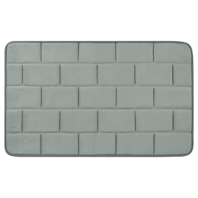 Memory Foam Bath Mat, Soft Absorbent Bathroom Rug Non-Slip Dry Fast