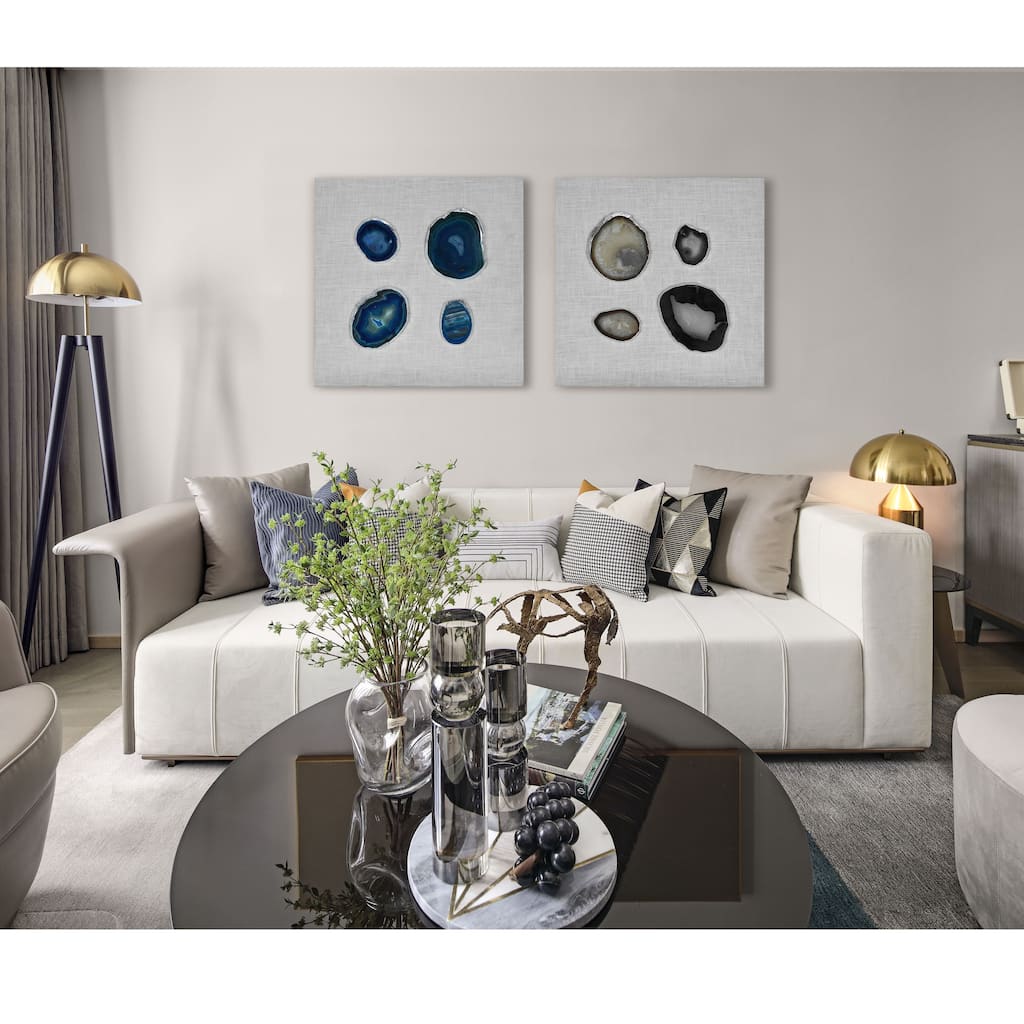 HUJI 4-Pieces Agate Collection Wall Decor