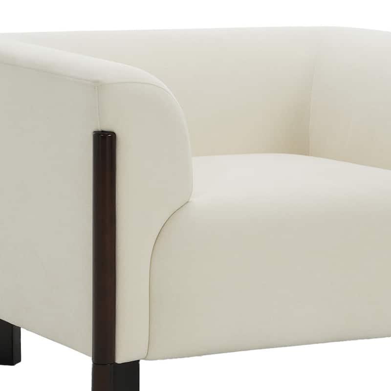 41"W Modern Tuxedo Arms Accent Chair for Living Room