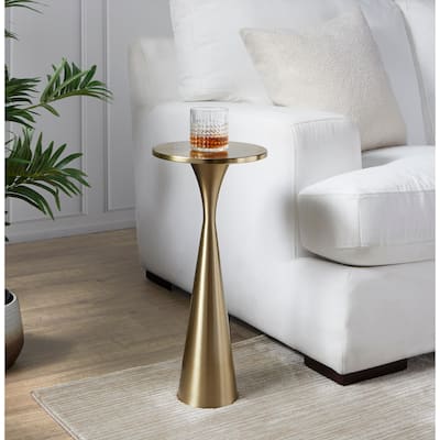 Silver Orchid Monroe 22" Metal Side Table