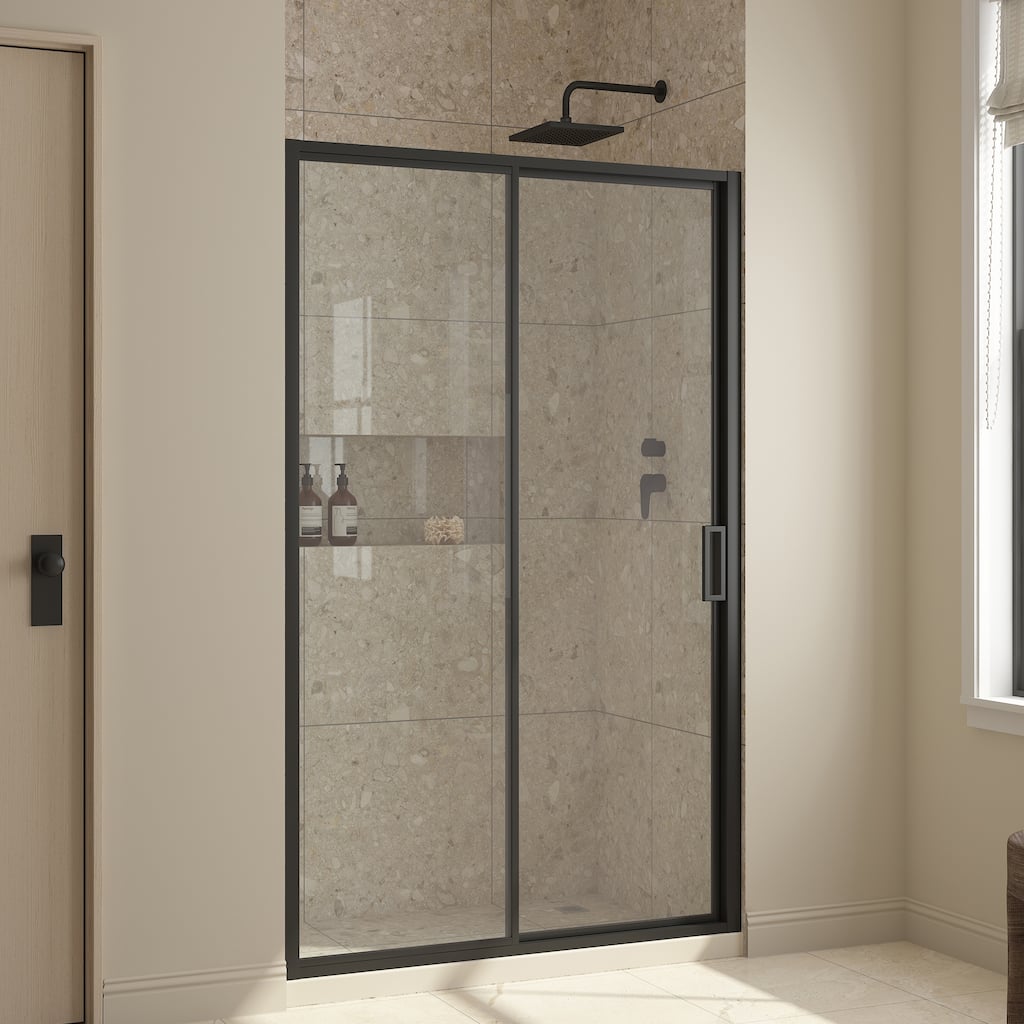 Stanford Sliding Clear Alcove Shower Door