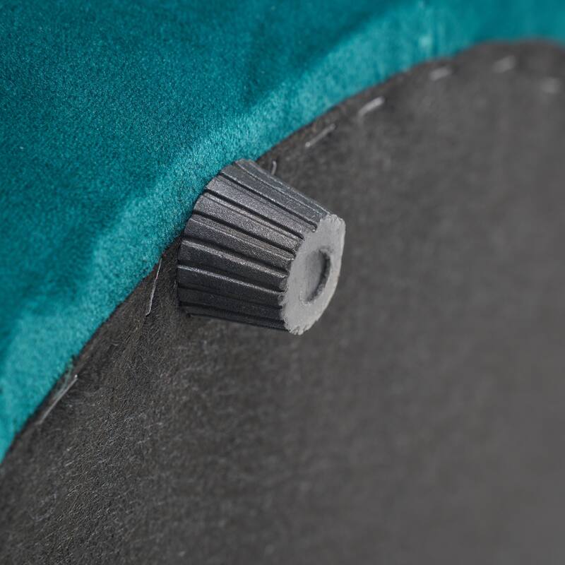 Luxurious Velvet Nesting Ottomans of 2, 4-in-1 Function, Round Storage Foot Stool with Wood Tray, No Assembly Needed