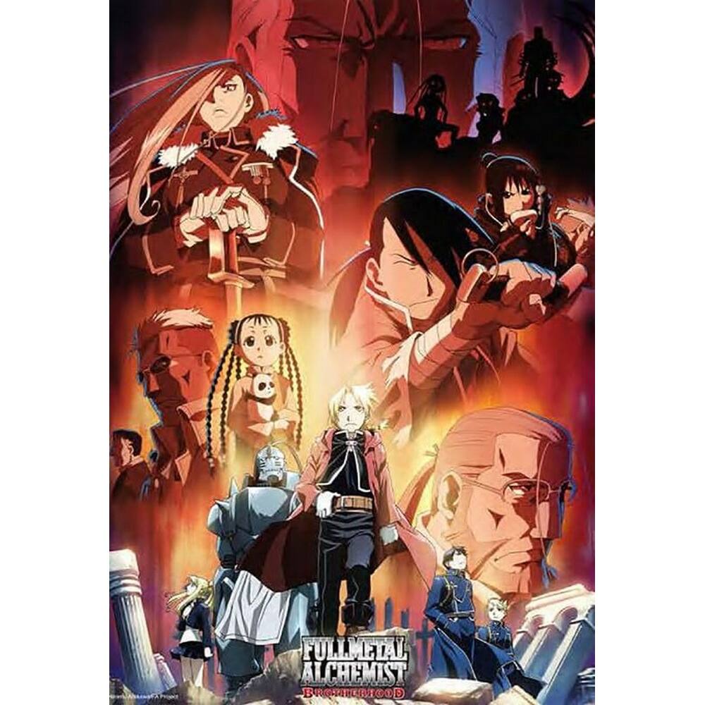 Fullmetal Alchemist Brotherhood Art Poster - 24 x 36 Inch