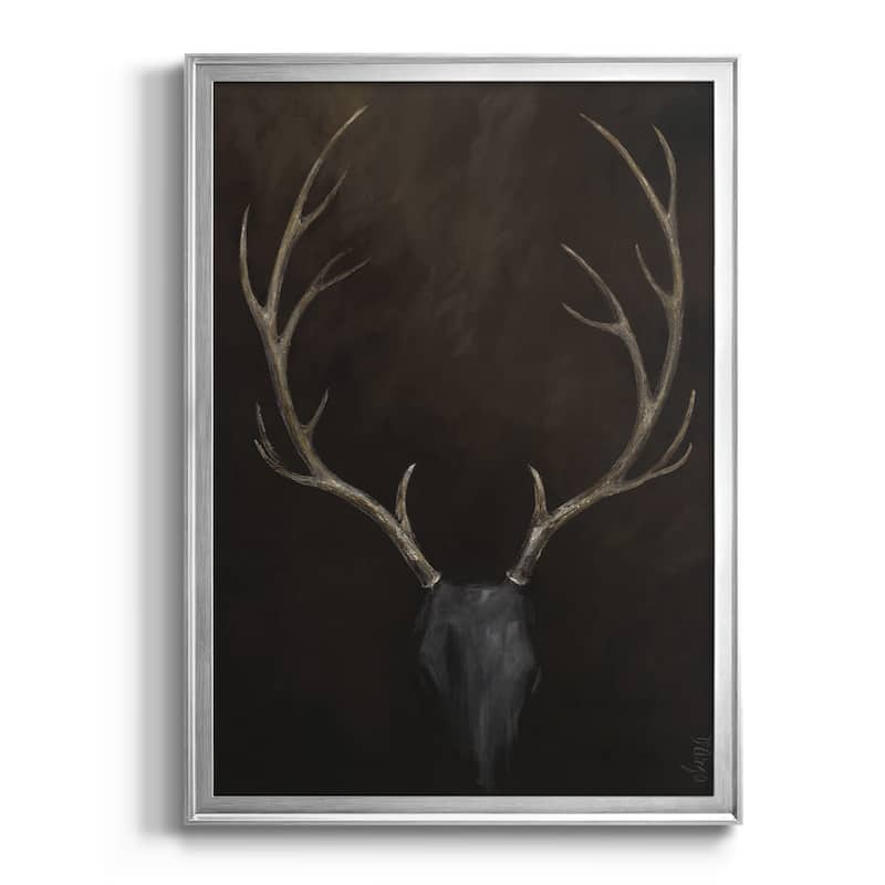 Buck Premium Framed Print - Ready to Hang - 26.5X36.5 - Silver