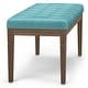 preview thumbnail 43 of 78, WYNDENHALL Hopewell 48 inch Wide Traditional Rectangle Ottoman Bench