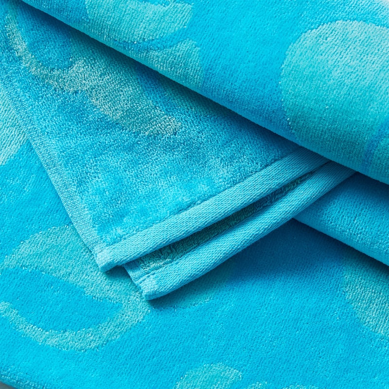 Linery & Co. 100% Cotton Jacquard 2 Pack Summer Beach Towels