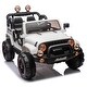 preview thumbnail 30 of 78, 24V Electric Kids Ride-On Vehicle, Parent-Controlled Car with Adjustable Speeds, Pull Rod, Storage & LED Lights