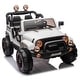preview thumbnail 50 of 78, Licensed 12V Electric Ride On Car for Kids, 2WD with Bluetooth & LED Lights